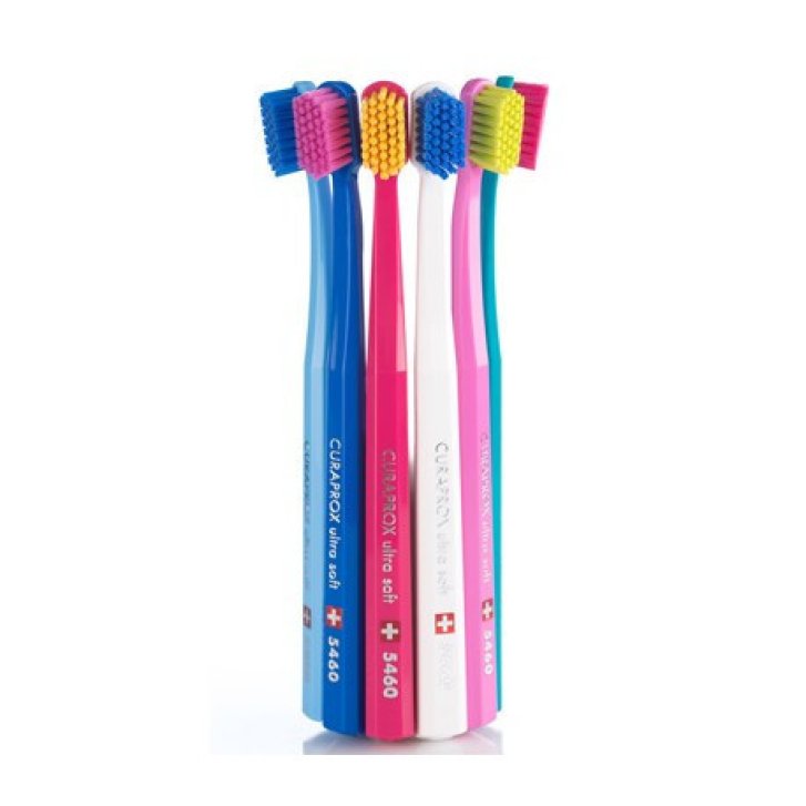 Curaprox CS 5460 Spazzolino Ultra Soft con 5460 Filamenti CUREN per Gengive Sensibili 3 Pezzi - Curaprox