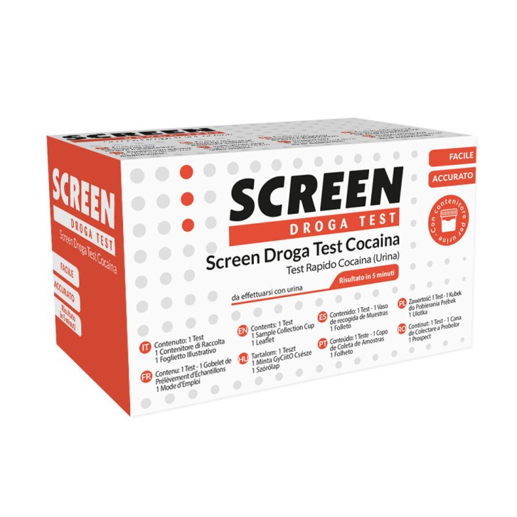 Screen Droga Test Cocaina Autotest Urina Risultati in 5 Minuti 1 Pezzo - Screen Italia