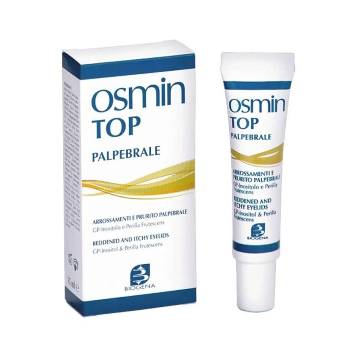 Osmin Top Palpebre Crema Lenitiva Idratante per Palpebre Irritate e Arrossate 15ml - Biogena