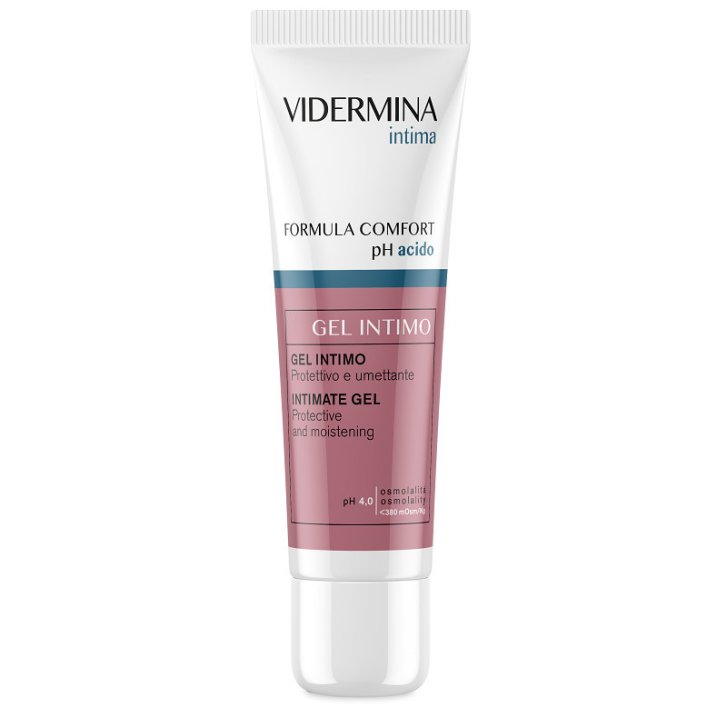 Vidermina Gel Intimo Idratante con Acido Ialuronico Senza Profumo 30ml - Vidermina