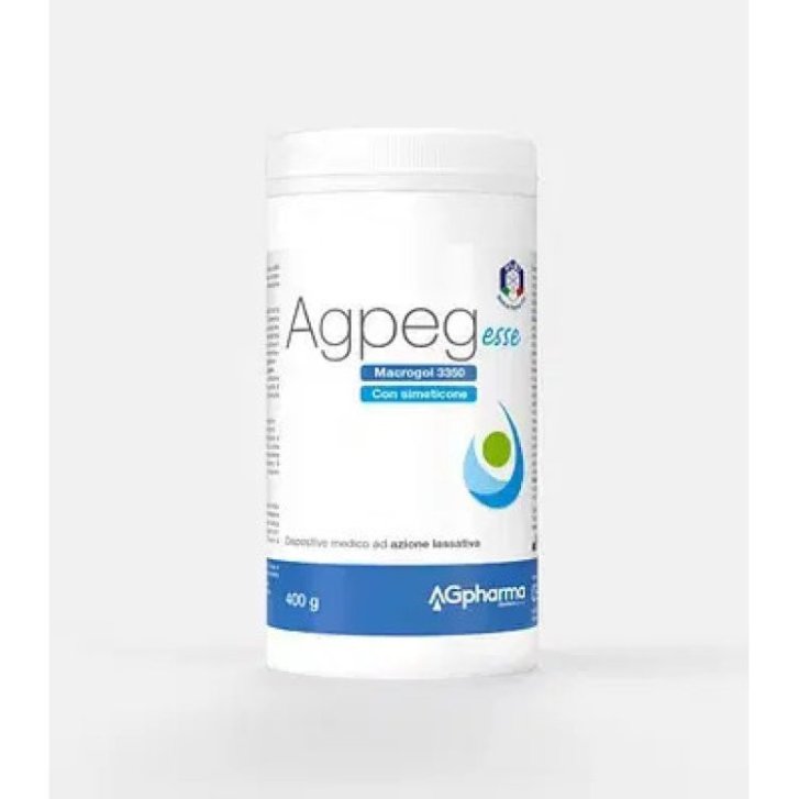 Agpeg Esse Dispositivo Medico per Stipsi con Macrogol e Simeticone Polvere 400g - Dicofarm Agpeg Esse Dispositivo Medico per Stipsi con Macrogol e Simeticone Polvere 400g - Dicofarm
