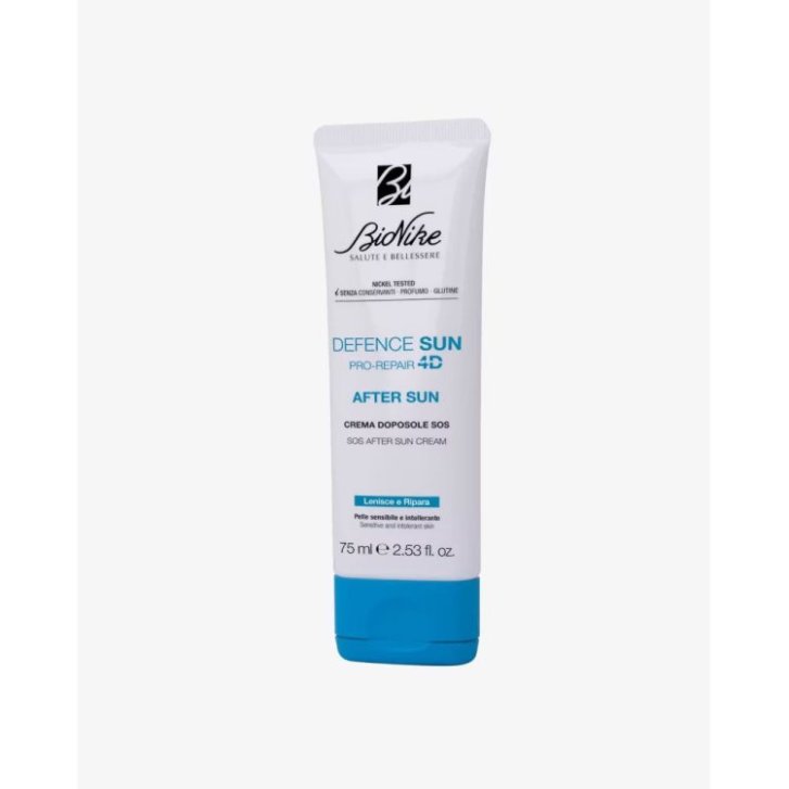 Defence Sun Crema Doposole Lenitiva e Rinfrescante per Pelli Sensibili con Pantenolo e Allantoina 75 ml - Bionike