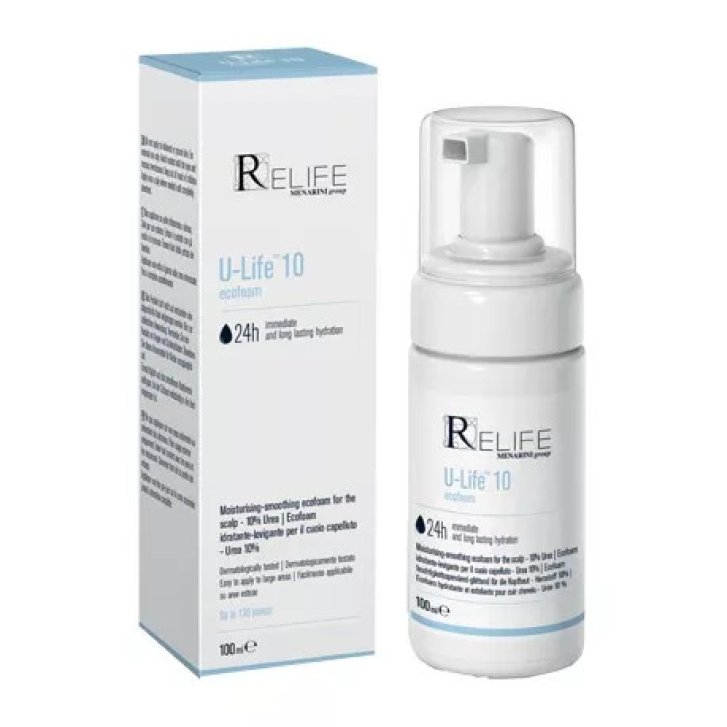 U-Life 10 Ecofoam Trattamento Idratante Cheratolitico per Pelle Secca con Urea 100ml - Relife