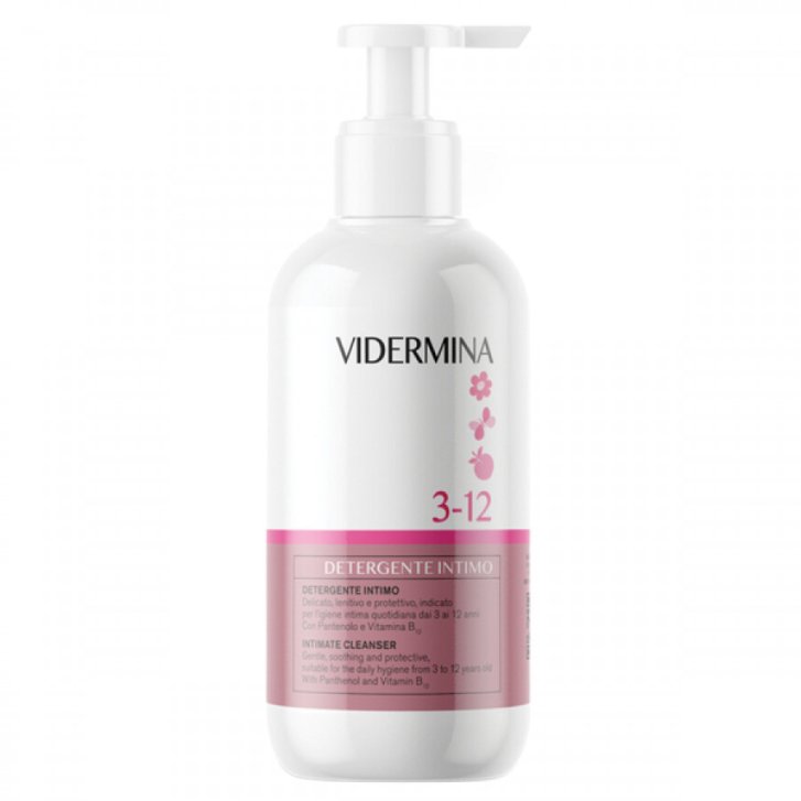 Vidermina 3-12 Detergente Intimo Delicato per Bambine con Vitamina B12 e Pantenolo 250ml - Vidermina
