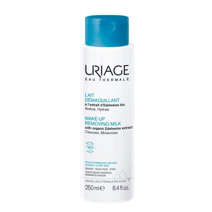 Latte Detergente Struccante Viso con Acqua Termale e Stella Alpina Bio 250ml - Uriage