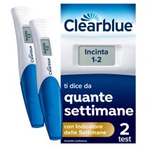Clearblue Test di Gravidanza Digitale con Indicatore delle Settimane 2 Test - Clearblue