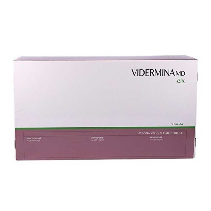 Vidermina MD CLX Lavanda Vaginale Monodose con Clorexidina 0,2% 5 Flaconi da 140ml - Vidermina Vidermina MD CLX Lavanda Vaginale Monodose con Clorexidina 0,2% 5 Flaconi da 140ml - Vidermina
