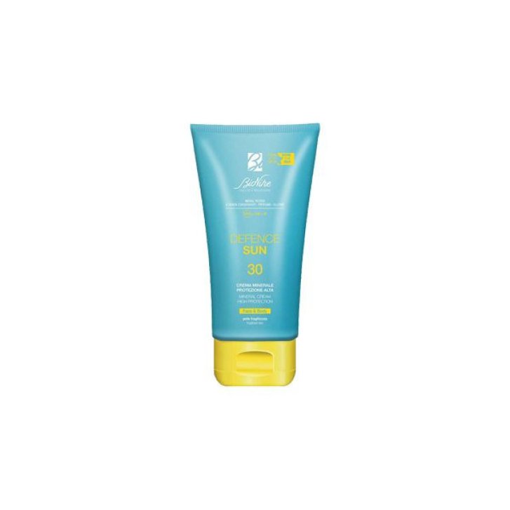 Bionike Defence Sun Crema Solare Minerale SPF30 Pelli Sensibili UVA-UVB-IR 100ml - Bionike Bionike Defence Sun Crema Solare Minerale SPF30 Pelli Sensibili UVA-UVB-IR 100ml - Bionike