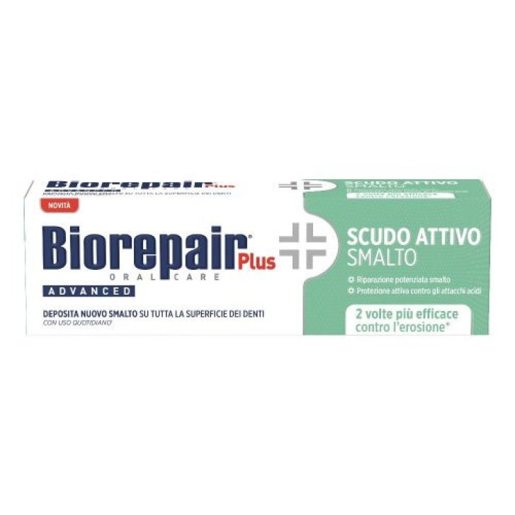 Biorepair Plus Advanced Scudo Dentifricio Senza Fluoro Protezione Smalto con microRepair 75ml - Biorepair