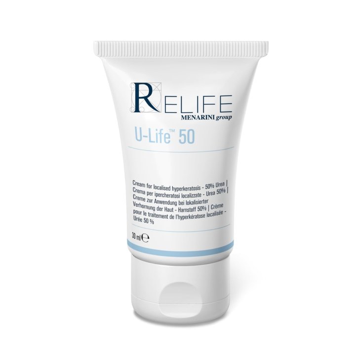 U-Life 50 Crema Idratante Esfoliante per Ipercheratosi con Urea 50% 30ml - Relife