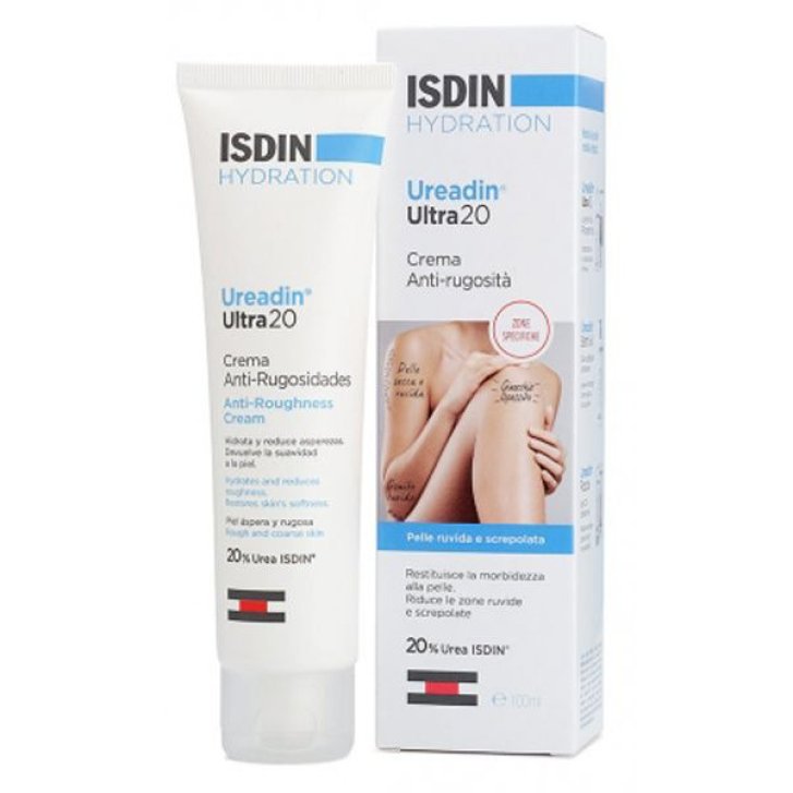 Ureadin Ultra 20 Crema Idratante Emolliente per Pelle Molto Secca con Urea 20% 100 ml - ISDIN