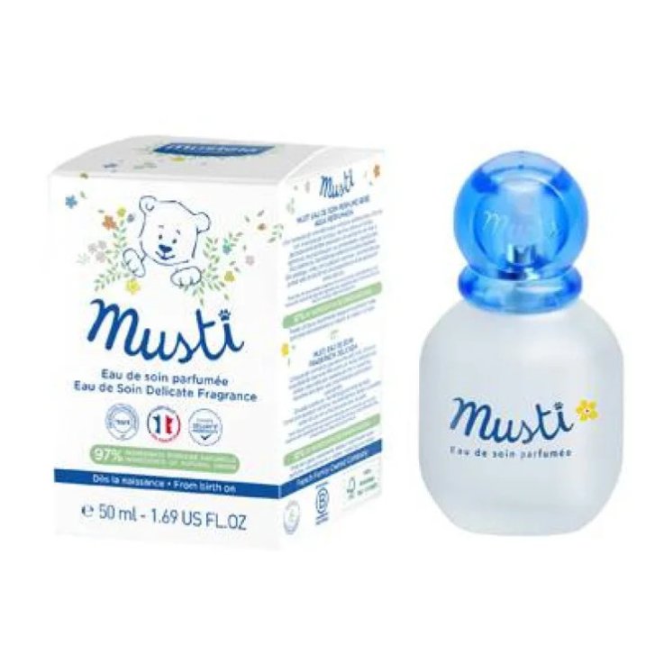 Musti Acqua Profumata Ipoallergenica per Neonati Senza Alcool 50 ml - Mustela Musti Acqua Profumata Ipoallergenica per Neonati Senza Alcool 50 ml - Mustela