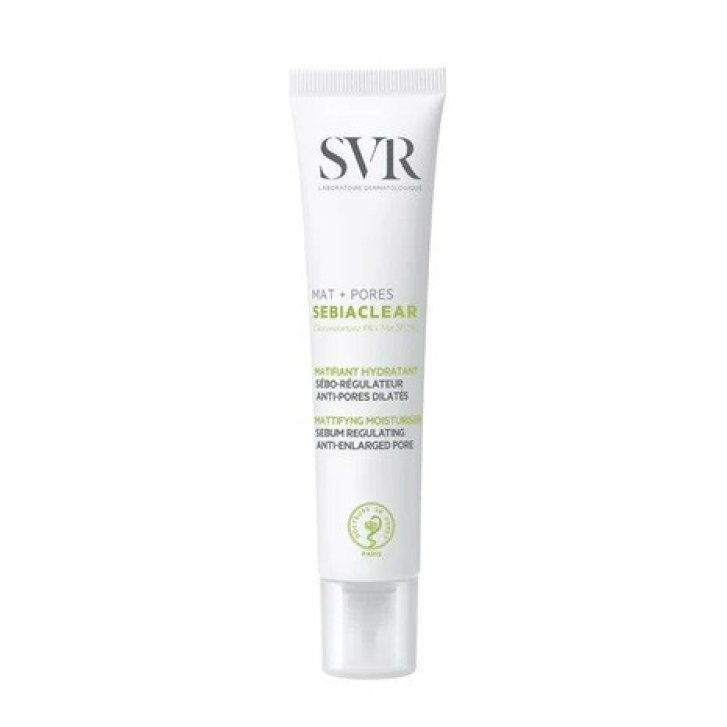 SVR Sebiaclear Mat + Pores Crema Sebo-Regolatrice Opacizzante Pelli Miste e Grasse 40ml - SVR