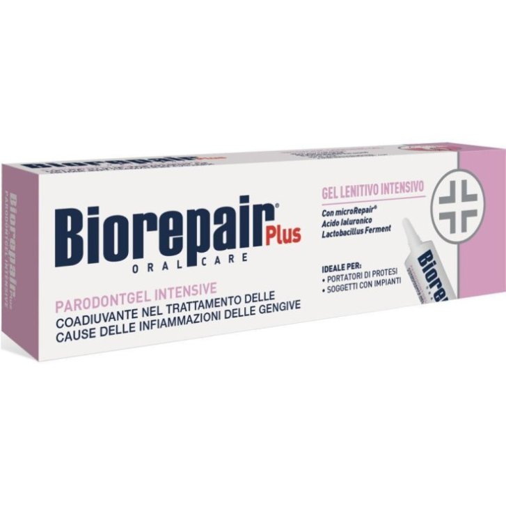 Biorepair Plus Parodontgel Intensive Gel Lenitivo Gengive con microRepair e Acido Ialuronico 20ml - Biorepair