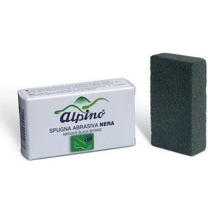 Alpino Spugna Abrasiva Nera per Pelle Indurita e Callosità 1 Unità - Giovanardi Farmaceutici Snc Alpino Spugna Abrasiva Nera per Pelle Indurita e Callosità 1 Unità - Giovanardi Farmaceutici Snc