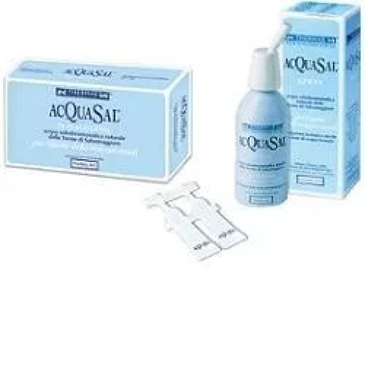 Acquasal Soluzione Isotonica Nasale con Acqua Termale 20 Flaconcini da 5 ml - Scharper