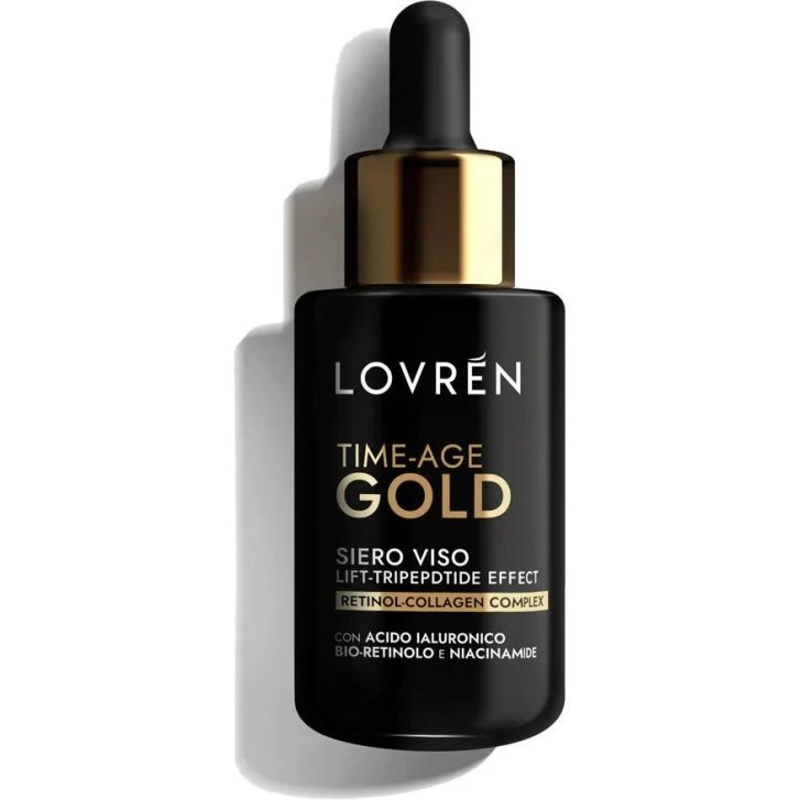 Lovren Siero Viso Time Age Gold Lift Tripeptide Effect 30ml - Lovren