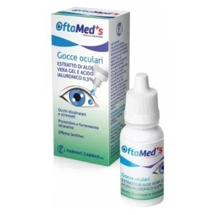 Oftamed\'s Gocce Oculari Estratto Di Aloe Vera E Acido Ialuronico 0,3% 10ml - Meds