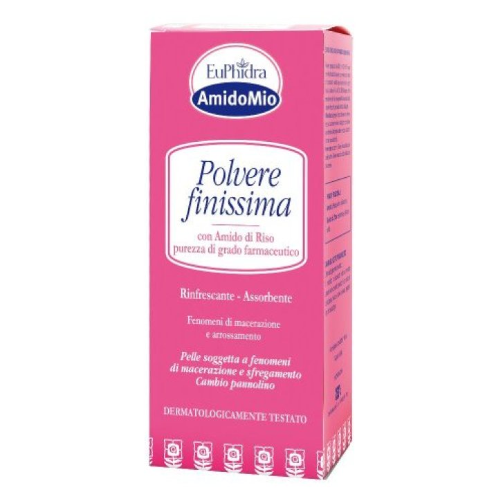 Euphidra Amido Polvere Finissima Lenitiva per Pelle Sensibile 100 g - Euphidra