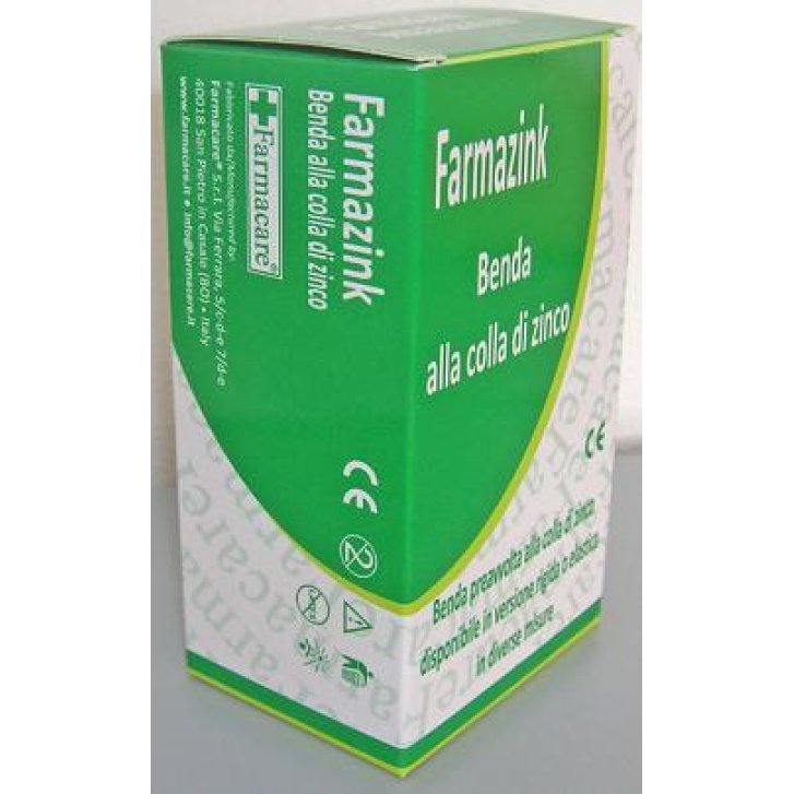 Bendazink Benda Elastica alla Colla di Zinco 10 cm x 10 m - Farmacare