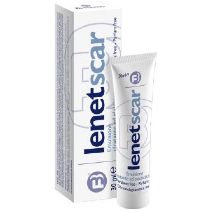 Lenet Scar Emulsione Idratante e Protettiva per Cicatrici con Acido Ialuronico e Vitamina E 30 ml - FB Dermo