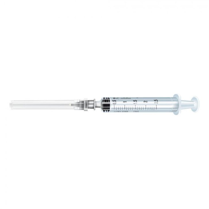 Siringa Ultrafin 2,5 ml con Ago Indolore 10 Pezzi - Pic
