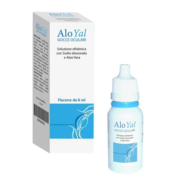 Alo Yal Soluzione Oftalmica con Acido Ialuronico e Aloe Vera 8 ml - Offhealth