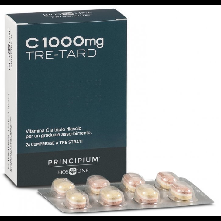 Principium C 1000 Mg Tre-Tard Integratore per il Sistema Immunitario 24 Compresse - Bios Line Principium C 1000 Mg Tre-Tard Integratore per il Sistema Immunitario 24 Compresse - Bios Line