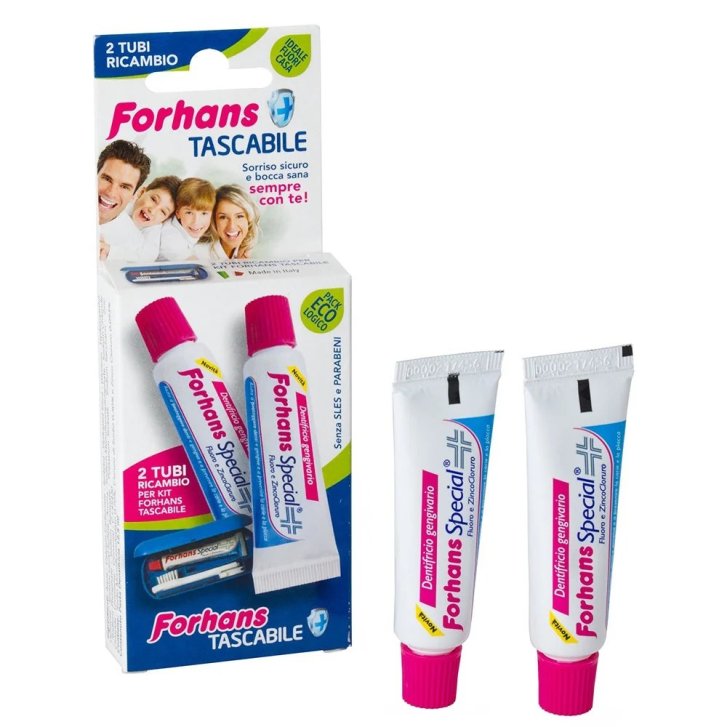 Forhans Special Dentifricio Tascabile Ricarica 2 x 12,5 ml - Forhans