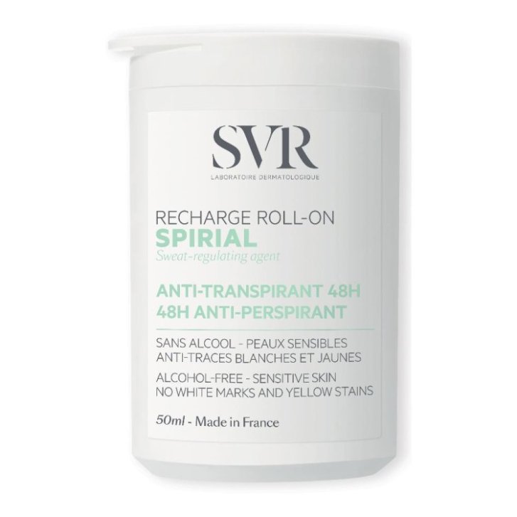 Spirial Ricarica Roll-On Antitraspirante con Probiotici e Allantoina 50ml - SVR Spirial Ricarica Roll-On Antitraspirante con Probiotici e Allantoina 50ml - SVR