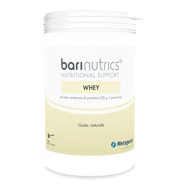 Barinutrics Whey Integratore Proteico per Massa Muscolare e Sostegno Nutrizionale 477 g 21 Porzioni - Metagenics Barinutrics Whey Integratore Proteico per Massa Muscolare e Sostegno Nutrizionale 477 g 21 Porzioni - Metagenics