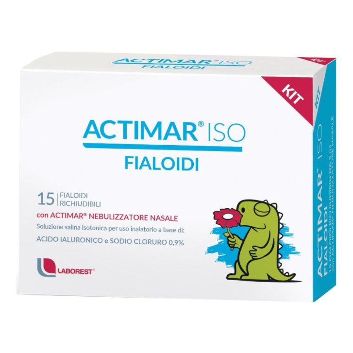 Actimar Fialoidi Soluzione Salina Iperonica per Fosse Nasali 15 Fialoidi da 5 ml - Laborest