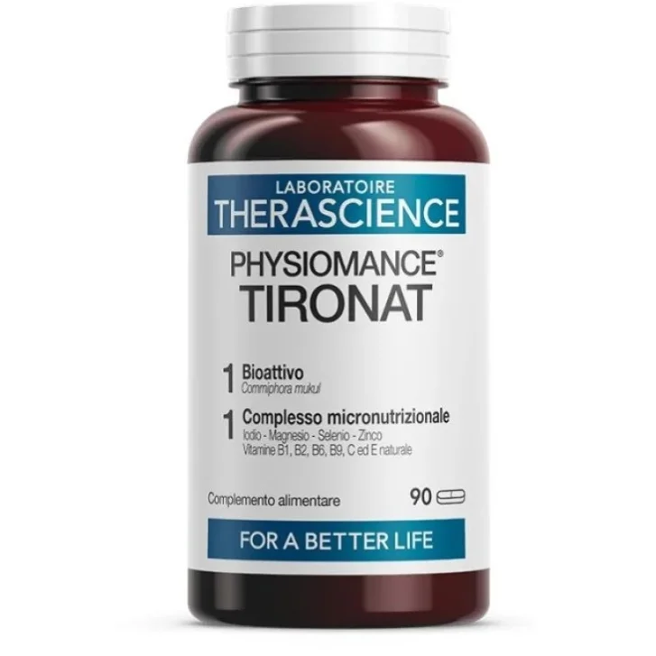 Physiomance Tironat Integratore per Funzione Tiroidea 90 Compresse - Therascience Physiomance Tironat Integratore per Funzione Tiroidea 90 Compresse - Therascience