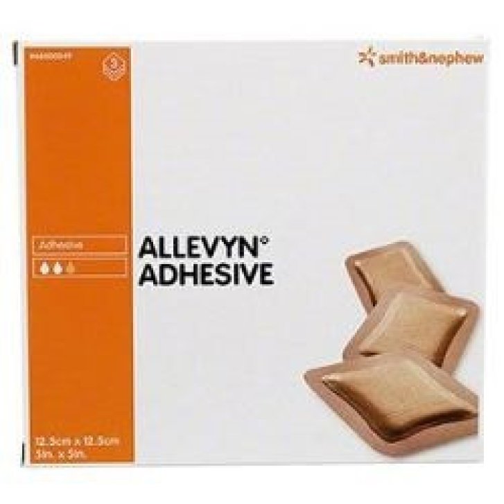 Allevyn Adhesive Medicazione Adesiva in Schiuma di Poliuretano 12,5x12,5 cm 3 Pezzi - Smith & Nephew