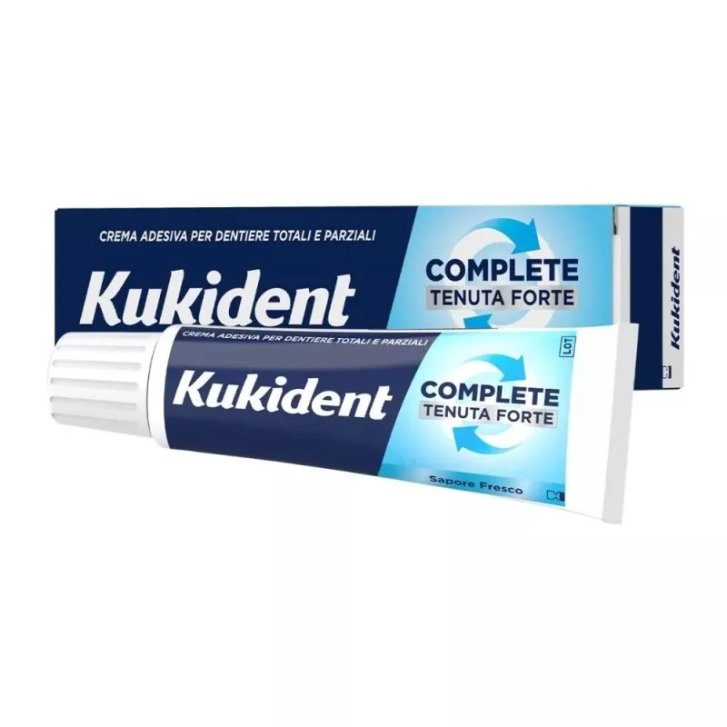 Kukident Complete Crema Adesiva Tenuta Forte Sapore Fresco 47g - Kukident Kukident Complete Crema Adesiva Tenuta Forte Sapore Fresco 47g - Kukident