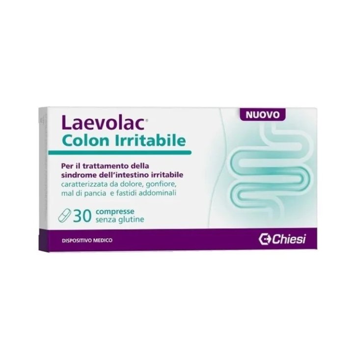 Laevolac Colon Irritabile Dispositivo Medico per Intestino Irritabile 30 Compresse - Chiesi Italia SpA