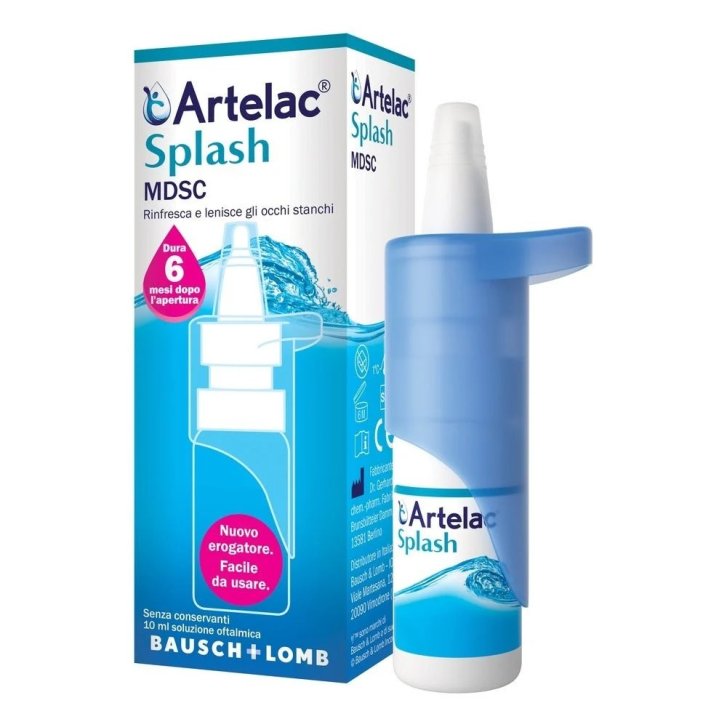 Artelac Splash Collirio Idratante con Acido Ialuronico 0,24% 10 ml - Bausch & Lomb Artelac Splash Collirio Idratante con Acido Ialuronico 0,24% 10 ml - Bausch & Lomb