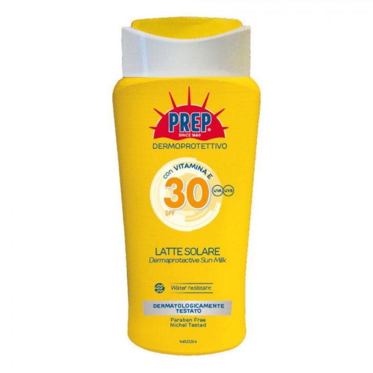 Prep Latte Solare Dermoprotettivo Spf30 con Glicerina e Vitamina E 200ml - Coswell