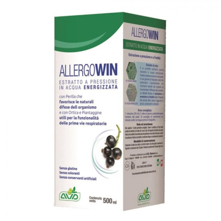 Allergo Win Integratore Alimentare per Difese Naturali e Vie Respiratorie 500 ml - A.V.D. Reform