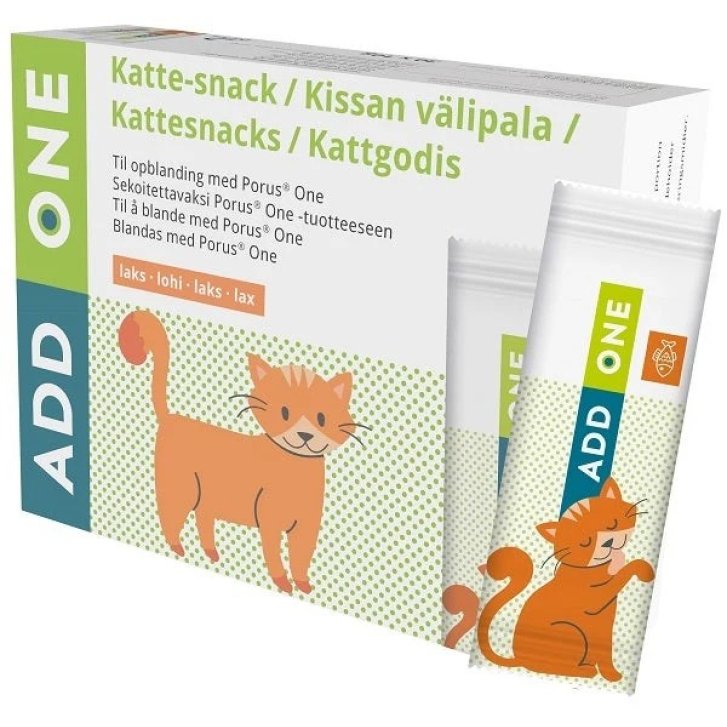 Add One Snack Complementare per Gatti con Salsiccia di Fegato 30 Bustine da 10 g - Porus GmbH Add One Snack Complementare per Gatti con Salsiccia di Fegato 30 Bustine da 10 g - Porus GmbH