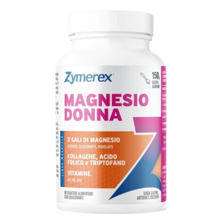 Zymerex Magnesio Donna Integratore in Polvere per Benessere Femminile 150 g - Wilco Farma