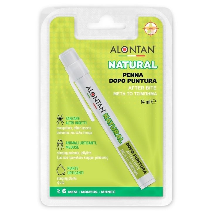 Alontan Natural Dopo Puntura Gel Lenitivo per Punture di Insetti 14 ml - Pietrasanta Pharma