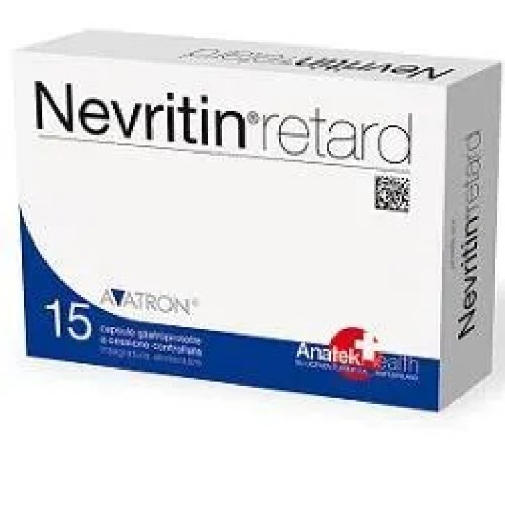 Nevritin Retard Integratore Alimentare per Funzione Nervosa 15 Capsule - Anatek Health