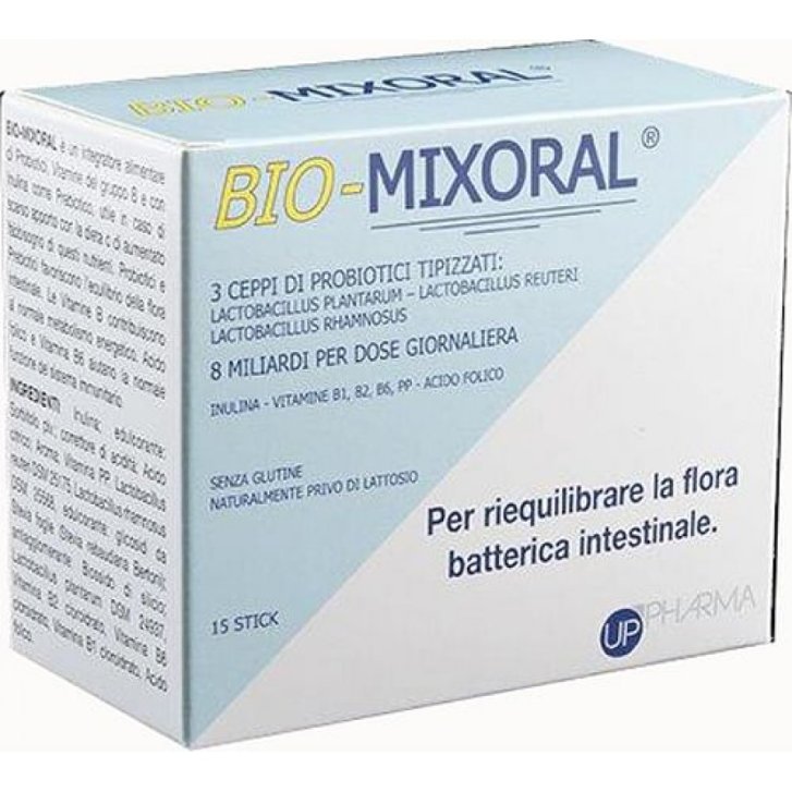 Bio Mixoral Integratore con Probiotici e Vitamine del Gruppo B 15 Stick - UP Pharma