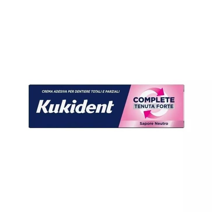 Kukident Complete Neutro Crema Adesiva per Protesi Dentarie Tenuta Forte 47g - Procter & Gamble Kukident Complete Neutro Crema Adesiva per Protesi Dentarie Tenuta Forte 47g - Procter & Gamble