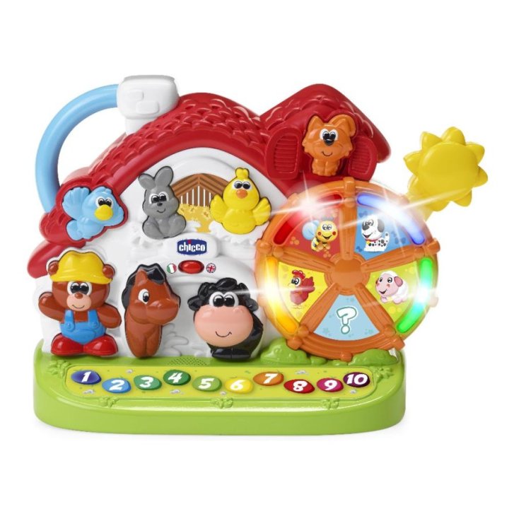 Chicco Gioco Nuova Fattoria Parlante Bilingue 1-4 Anni 1 Pezzo - Chicco