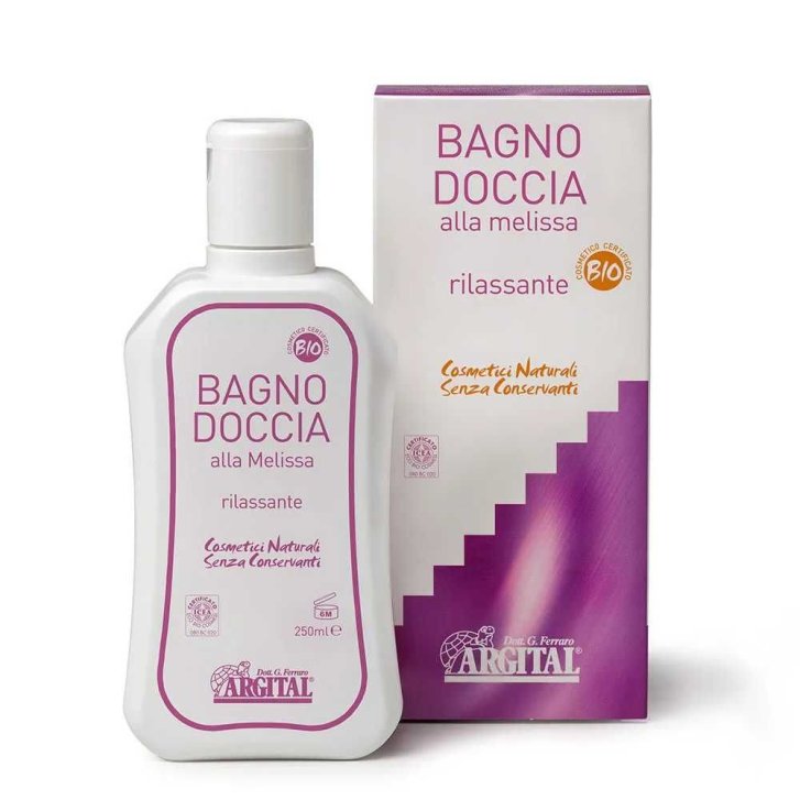 Bagno Doccia Rilassante alla Melissa con Estratto di Melissa e Oli Essenziali 250 ml - Argital