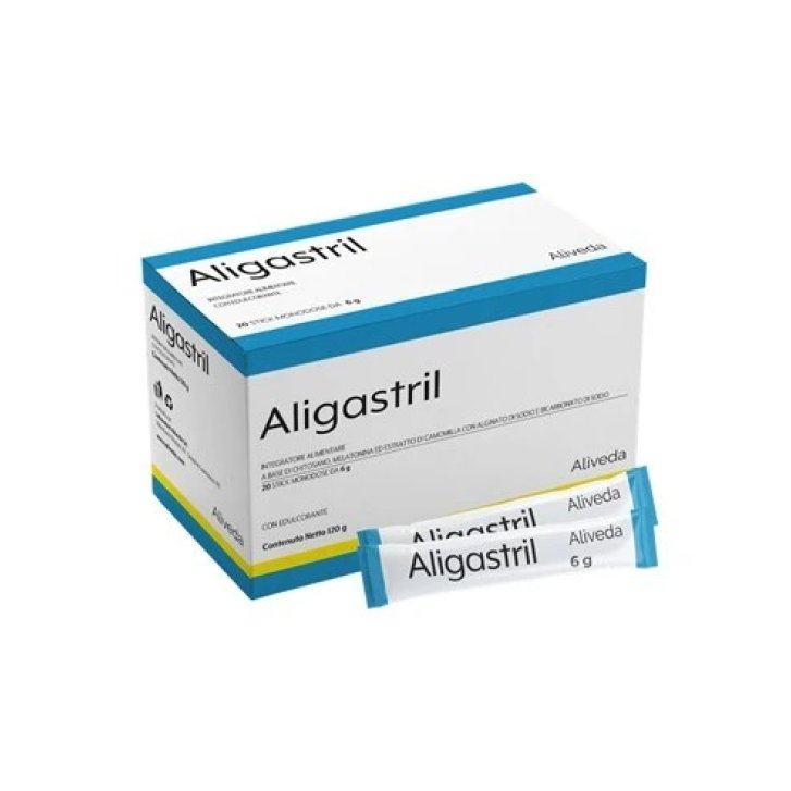 Aligastril Polvere Integratore Digestivo con Camomilla e Melatonina 20 Stick - Laboratori Aliveda Aligastril Polvere Integratore Digestivo con Camomilla e Melatonina 20 Stick - Laboratori Aliveda