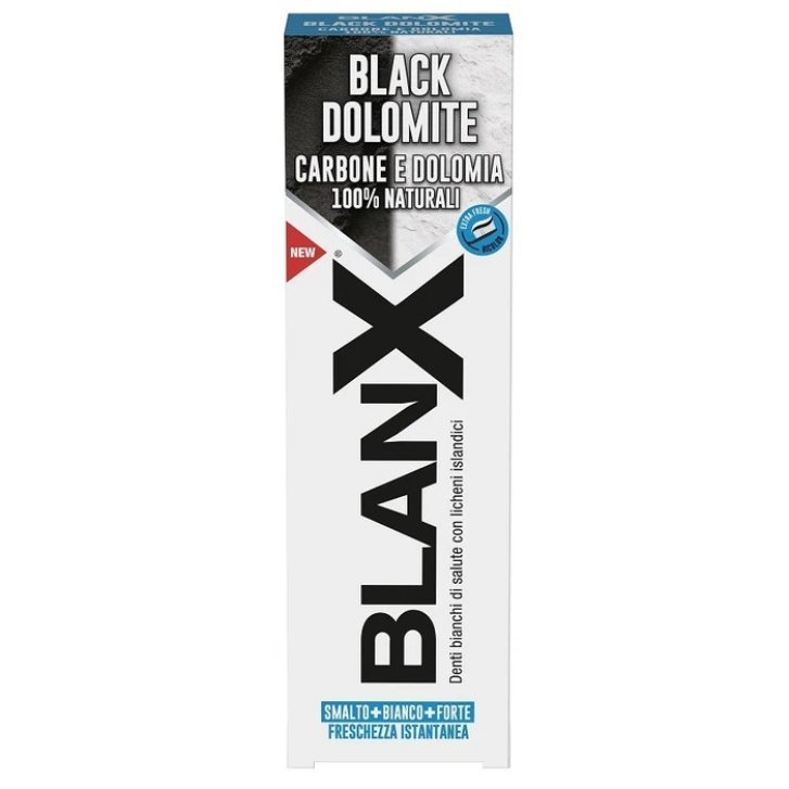 Blanx Black Dolomite Dentifricio Sbiancante con Carbone Attivo e Dolomia 75 ml - Blanx