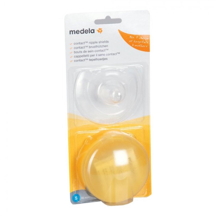 Cappelletti Seno Paracapezzoli in Silicone Morbido Taglia M 2 Pezzi - Medela